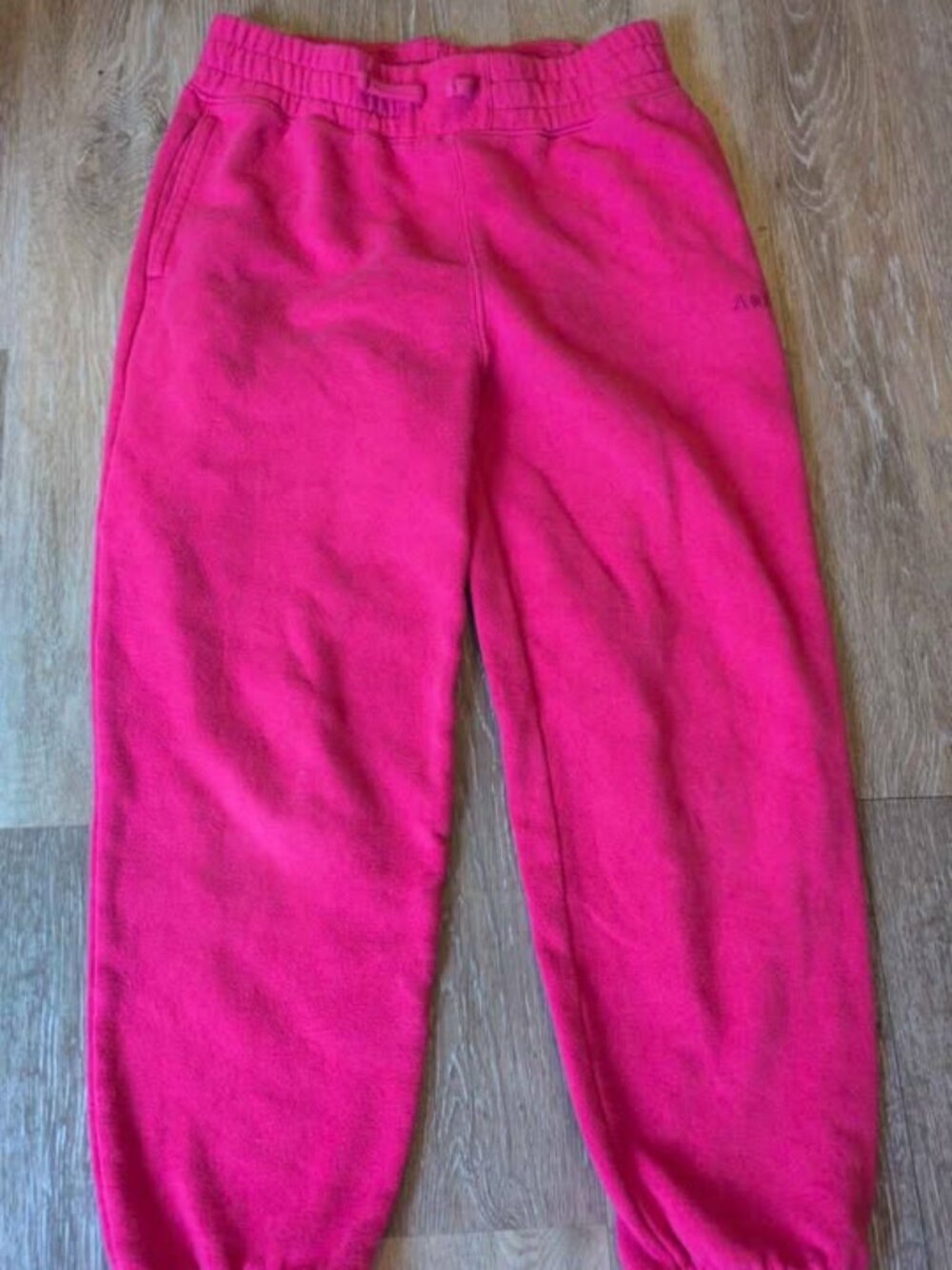 Abercrombie & Fitch Pink Sweatpants a&f essentials girls pink sweatpants 7/8